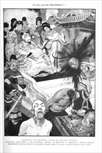 Je sais tout magazine caricature : "The plague of China"