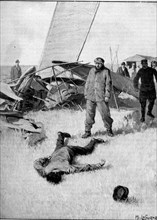 Ducourneau's airplane accident in Pau
