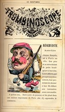 Caricature sur les réservistes, in : "Le Trombinoscope"