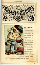 Caricature of concierges, in : "Le Trombinoscope"