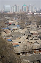 China,Beijing street in hutong neighbourhood