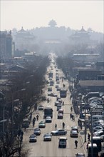 China,Beijing street in hutong neighbourhood