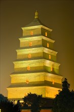 City Square and Great Wild Goose Pagoda,Xi'an