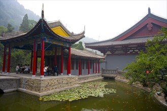 Architecture in the Hua Qing Palace,Hua Qing,Huaqing,Xi'an