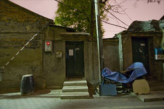 Night Scene of Beijing Hutong