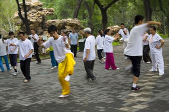 Morning Exercises in Zizhu Garden,Beijing