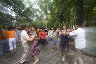 Morning Exercises in Zizhu Garden,Beijing