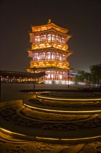 Night Scene of Tang Paradise,Xi'an