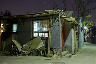 Night Scene of Beijing Hutong