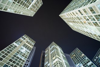 Night Scene of Sohu Area,Beijing