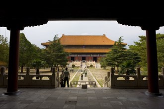 the Ming Tomb in Beijing