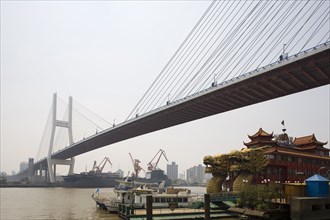 Nanpu Bridge in Shanghai