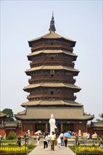 Ying Xian Wood Pagoda in Shanxi Province