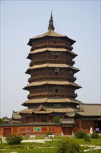 Ying Xian Wood Pagoda in Shanxi Province