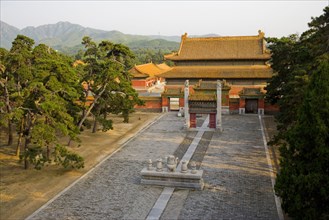 Architecture in The Western Qing Tombs,Shanxi Province