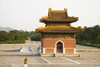 Architecture in The Western Qing Tombs,Shanxi Province