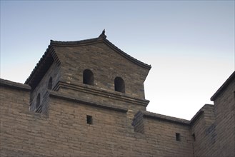 The City Wall of the Ancient City of Ping Yao,Shanxi Province
