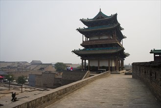 Wall of the Ancient City of Ping Yao,Shanxi