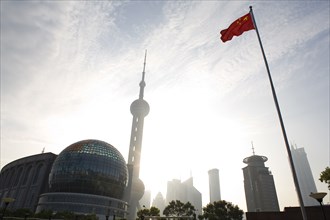 Pudong District at Dawn