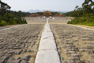 Architecture in The Western Qing Tombs,Shanxi Province