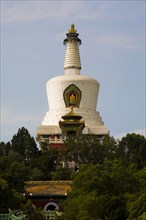 The White Tower in North Sea Park,Beijing