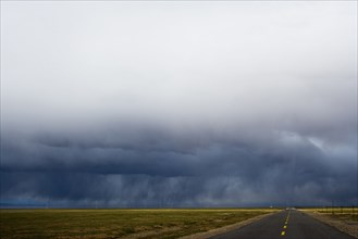 The Landscape along the road from Qinghai to Tibet