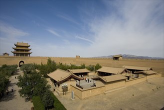 JiaYu Pass,City Tower and the Great Wall