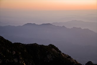 Mount Tai Peak at Dawn,Shandong