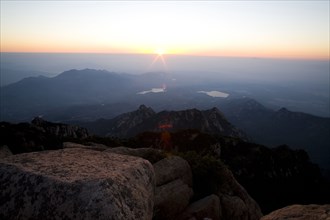 View of the Peak of Mount Tai