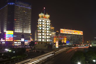 Er Qi Square District in Zhengzhou,Henan