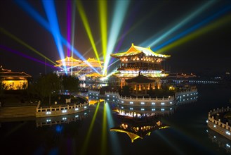 Qingming Riverside Landscape Garden in Kaifeng city