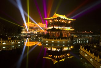 Qingming Riverside Landscape Garden in Kaifeng city