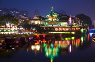 Nanjing Qinhuai River Night Scene