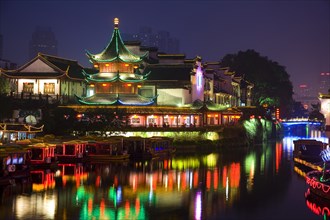 Nanjing Qinhuai River Night Scene