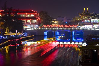 Nanjing Qinhuai River Night Scene