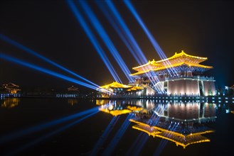 Qingming Riverside Landscape Garden in Kaifeng city