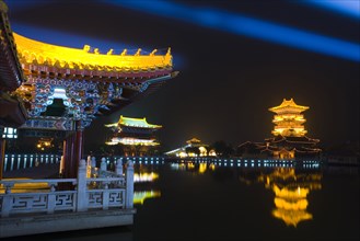 Qingming Riverside Landscape Garden in Kaifeng city