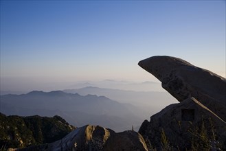 High Angle View of Mount Tai,Mt Tai,Shandong