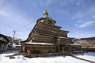 South of gansuLangmu Temple