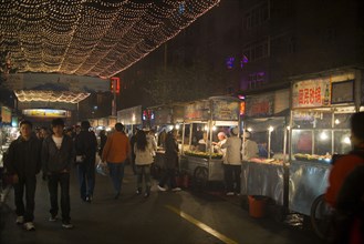 Urumqi, Xinjiang, Night Bazaar,