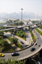 Chongqing sloping stone overpass