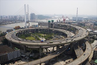 Shanghai, the Nanpu Bridge
