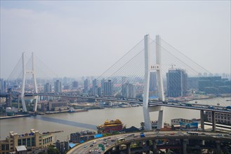 Shanghai, the Nanpu Bridge