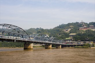 Gansu Province, Gansu, Lanzhou, Huanghe Iron Bridge,