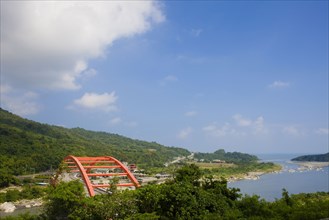 Taiwan, East of Taiwan, Highway, Changhong Bridge,