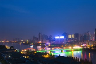 Gansu Province, Gansu, Lanzhou, Huanghe Iron Bridge,