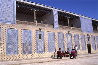 Cour du Harem, Palais Tach Khaouli à Khiva, Ouzbékistan