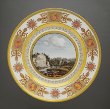 Dessert plate from the Suisses crockery set
