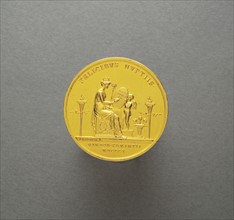 Minted coin in honour of Napoleon I and Marie-Louise's wedding (2nd April 1810)
