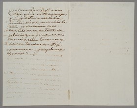 Lettre de Joséphine au tsar Alexandre